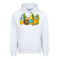 White beer coffee cups Urban Hoodie - AdoDesignShop