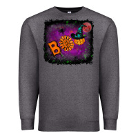 Charcoal Heather Boo Halloween Premium Sweatshirt - RanaPortraitStore