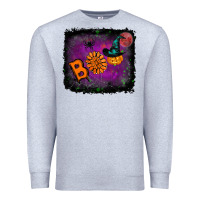 Heather Grey Boo Halloween Premium Sweatshirt - RanaPortraitStore