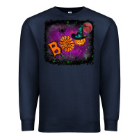 Navy Boo Halloween Premium Sweatshirt - RanaPortraitStore