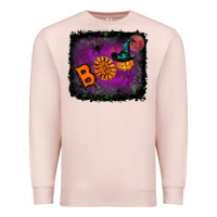 Pale Pink Boo Halloween Premium Sweatshirt - RanaPortraitStore