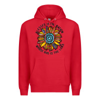 Red blessed is the nation whose god is the lord Premium Hoodie - CowhideDigitalArt