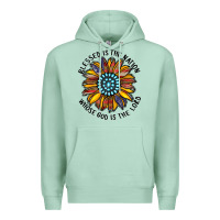 Seafoam blessed is the nation whose god is the lord Premium Hoodie - CowhideDigitalArt
