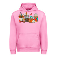 Fuchsia Pink volleyball coffee cups Urban Hoodie - AdoDesignShop
