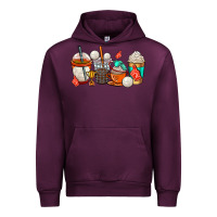 Mauve Wine volleyball coffee cups Urban Hoodie - AdoDesignShop