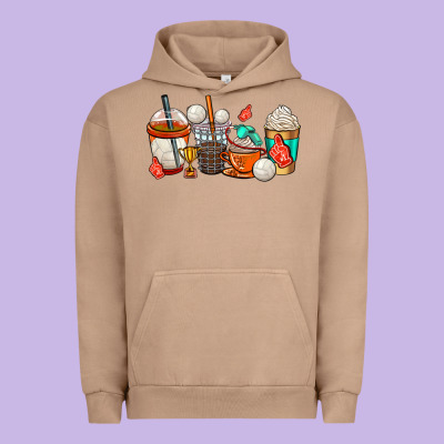Volleyball Coffee Cups Urban Hoodie Designed By Adodesignshop