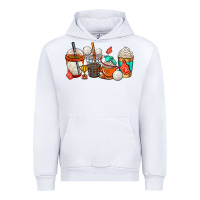 White volleyball coffee cups Urban Hoodie - AdoDesignShop