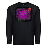 Black Halloween background Premium Sweatshirt - RanaPortraitStore
