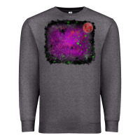 Charcoal Heather Halloween background Premium Sweatshirt - RanaPortraitStore