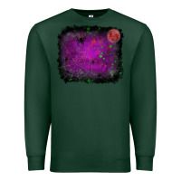 Sports Green Halloween background Premium Sweatshirt - RanaPortraitStore
