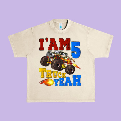 I'am Five Truck Yeah Urban Heavy Tee Designed By Artiststas
