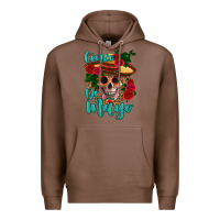 Chestnut cinco de mayo skull Premium Hoodie - HRA Design Shop