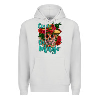 Dove Grey cinco de mayo skull Premium Hoodie - HRA Design Shop