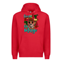 Red cinco de mayo skull Premium Hoodie - HRA Design Shop