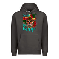 Smoke cinco de mayo skull Premium Hoodie - HRA Design Shop