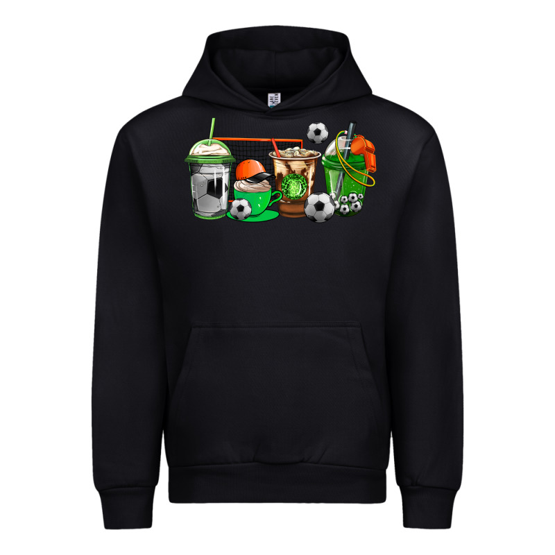 Soccer Coffee Cups Urban Hoodie by AdoDesignShop | Teevron