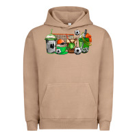 Pigment Burro soccer coffee cups Urban Hoodie - AdoDesignShop