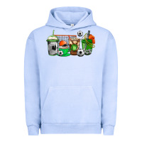 Pigment Grape Ice soccer coffee cups Urban Hoodie - AdoDesignShop