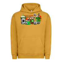 Pigment Peanut Butter soccer coffee cups Urban Hoodie - AdoDesignShop