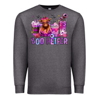 Charcoal Heather Halloween boo Heifer coffee cups Premium Sweatshirt - RanaPortraitStore