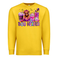 Lemon Halloween boo Heifer coffee cups Premium Sweatshirt - RanaPortraitStore