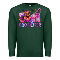 Sports Green Halloween boo Heifer coffee cups Premium Sweatshirt - RanaPortraitStore