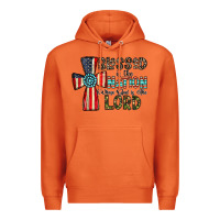 Carrot blessed İs the nation whose god is the lord Premium Hoodie - CowhideDigitalArt