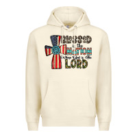 Sandshell blessed İs the nation whose god is the lord Premium Hoodie - CowhideDigitalArt