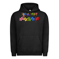 Pigment Black you are loved autism Urban Hoodie - JahusDesignShop