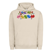 Pigment French Oak you are loved autism Urban Hoodie - JahusDesignShop
