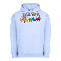 Pigment Grape Ice you are loved autism Urban Hoodie - JahusDesignShop