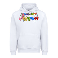 White you are loved autism Urban Hoodie - JahusDesignShop