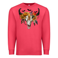 Cardinal Halloween Bull Skull Premium Sweatshirt - RanaPortraitStore