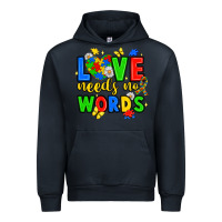 Navy love needs no words Urban Hoodie - JahusDesignShop