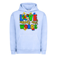 Pigment Grape Ice love needs no words Urban Hoodie - JahusDesignShop