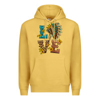 Antique Gold love indian headdress Premium Hoodie - HRA Design Shop