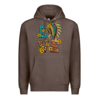 Coffee love indian headdress Premium Hoodie - HRA Design Shop