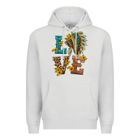 Dove Grey love indian headdress Premium Hoodie - HRA Design Shop