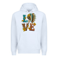 White love indian headdress Premium Hoodie - HRA Design Shop