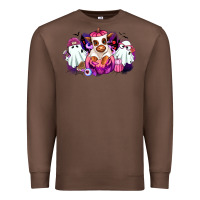 Chestnut Halloween ghost Heifer Premium Sweatshirt - RanaPortraitStore