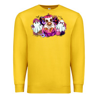 Lemon Halloween ghost Heifer Premium Sweatshirt - RanaPortraitStore
