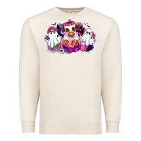 Sandshell Halloween ghost Heifer Premium Sweatshirt - RanaPortraitStore
