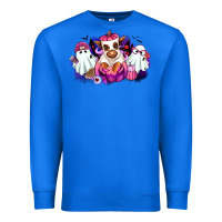 True Royal Halloween ghost Heifer Premium Sweatshirt - RanaPortraitStore