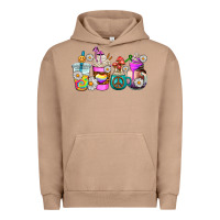 Pigment Burro hippie coffee cups Urban Hoodie - AdoDesignShop