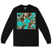 Black cheetah cowhide tumbler Long Sleeve Tee - BarkalooDesign