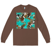 Chestnut cheetah cowhide tumbler Long Sleeve Tee - BarkalooDesign