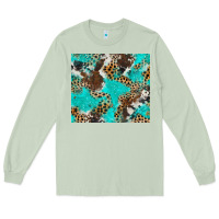 Matcha cheetah cowhide tumbler Long Sleeve Tee - BarkalooDesign