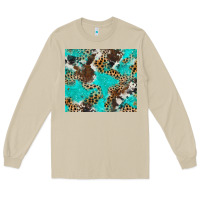 Mushroom cheetah cowhide tumbler Long Sleeve Tee - BarkalooDesign