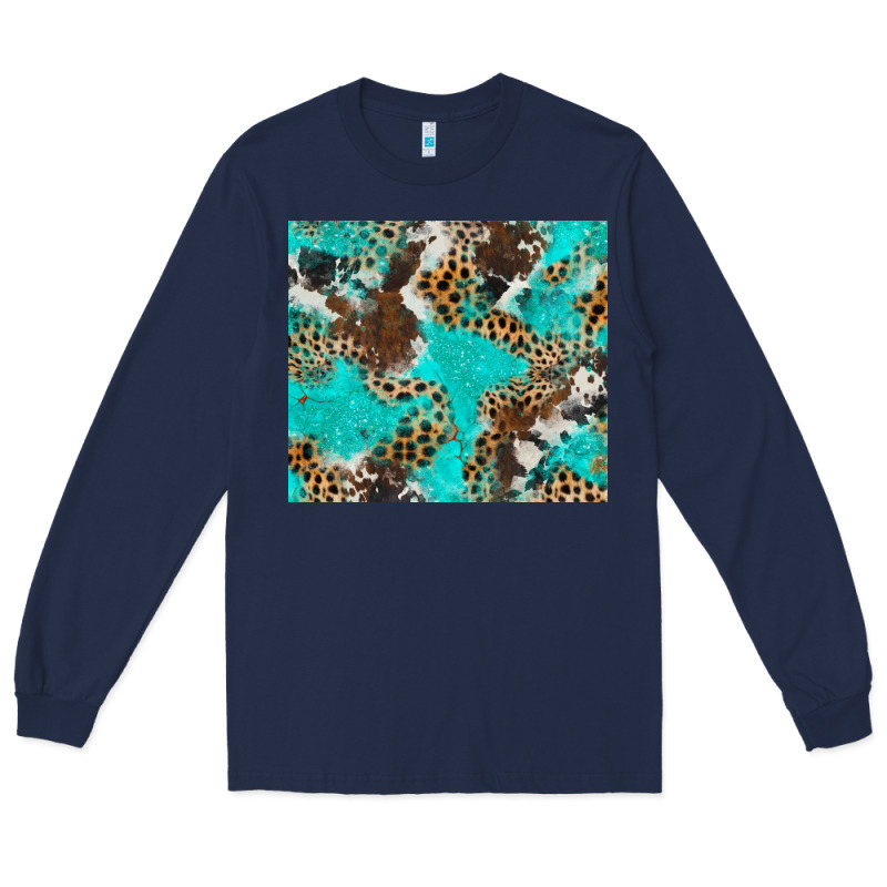 Cheetah Cowhide Tumbler Long Sleeve Tee by BarkalooDesign | Teevron