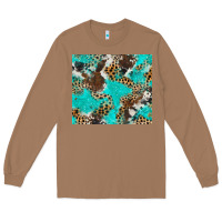 Toasted Coconut cheetah cowhide tumbler Long Sleeve Tee - BarkalooDesign